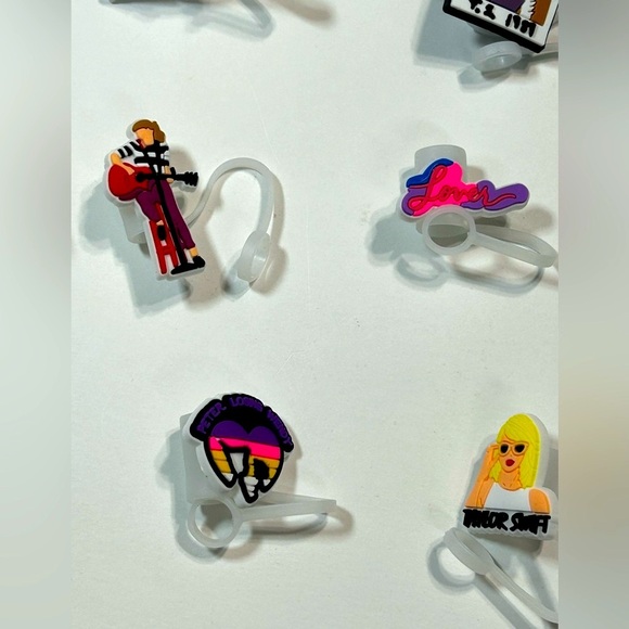 Taylor Swift Straw Toppers 🎸🎤 - Picture 6 of 6